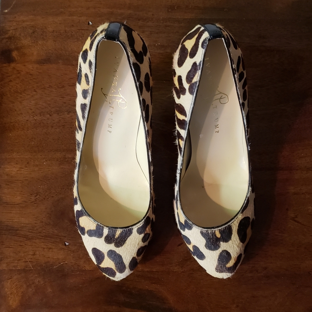 Ivanka Trump Leopard Print Heels sz:8 - Picture 6 of 8